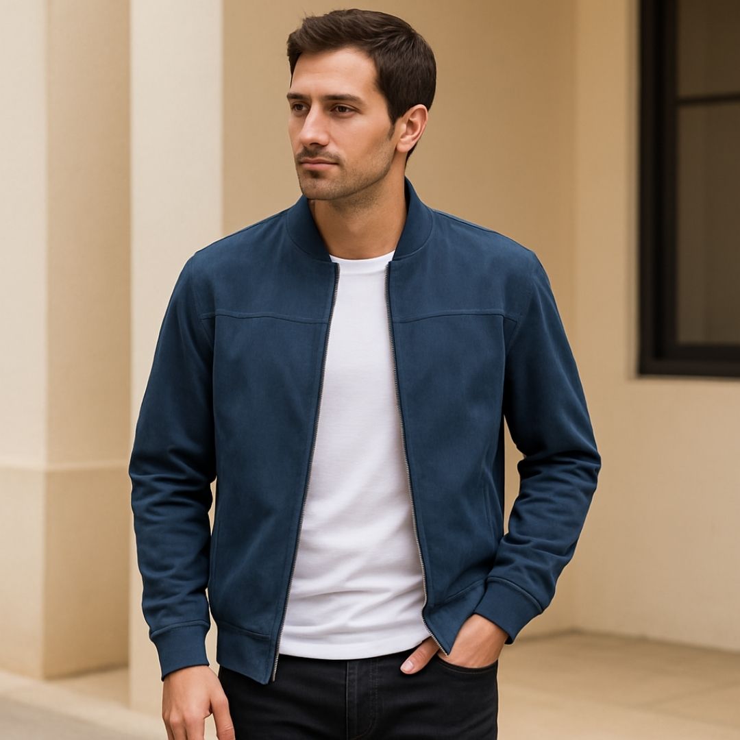 Jaqueta Suede Gola Alta Mason