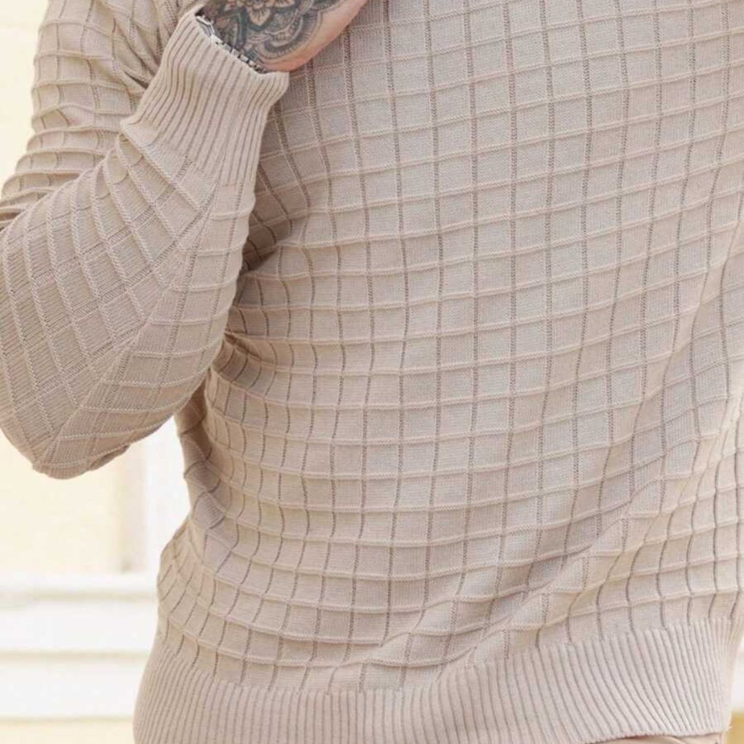 Suéter Tricô Masculina Basic