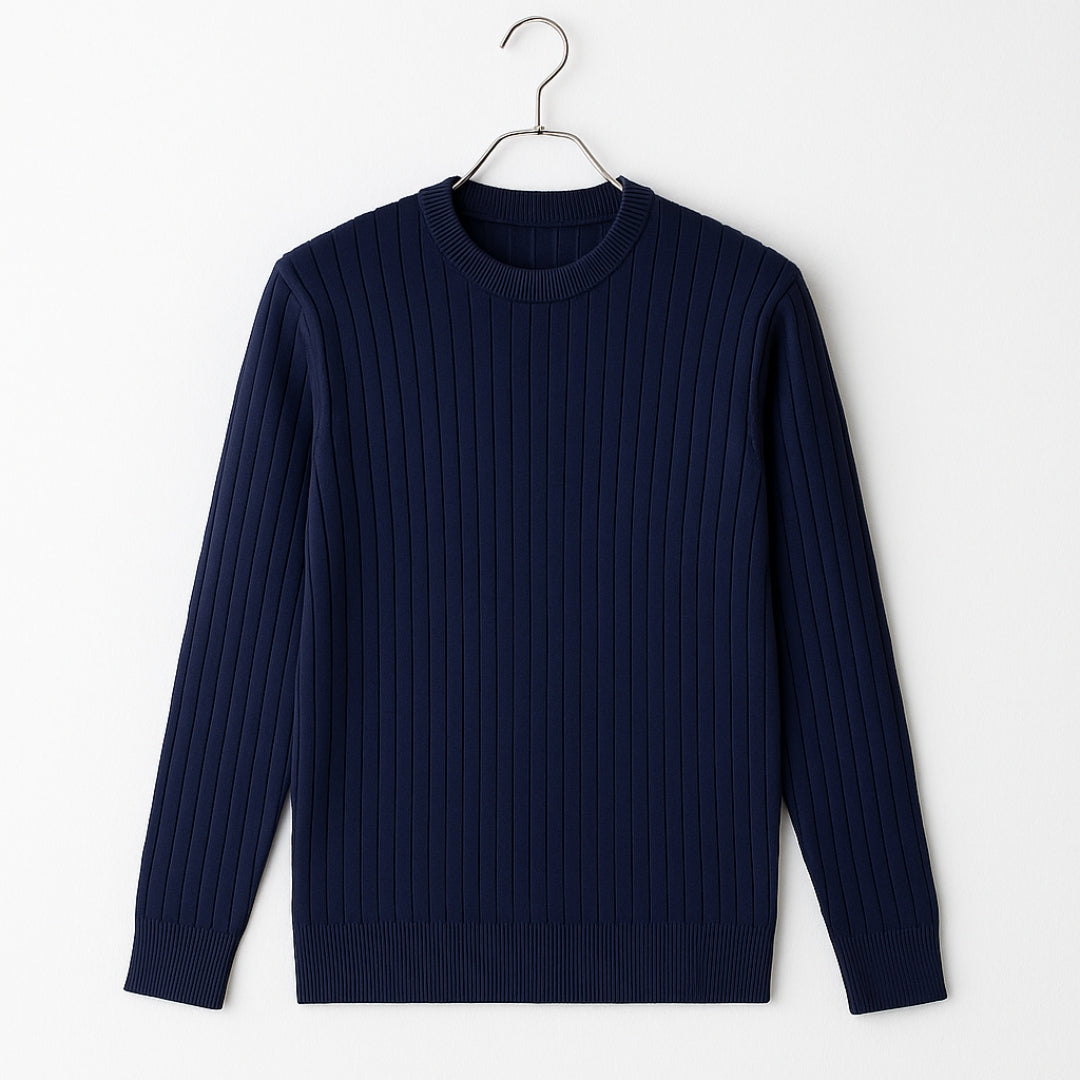 Suéter Tricô Masculina Navy