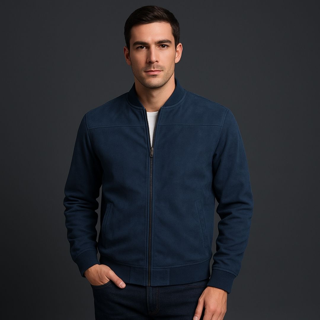 Jaqueta Suede Gola Alta Mason