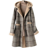 Casaco Feminino de Inverno Forrado em Lã - Claire