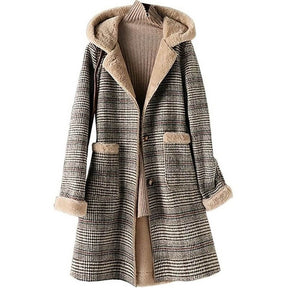 Casaco Feminino de Inverno Forrado em Lã - Claire